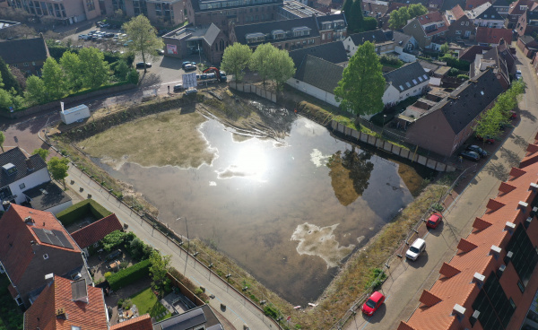 Betonwerk parkeerkelder appartementen Hof van Huesse