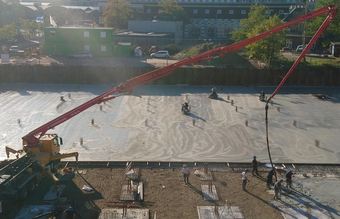 Betonwerkzaamheden parkeerkelder Boulevard Heuvelink